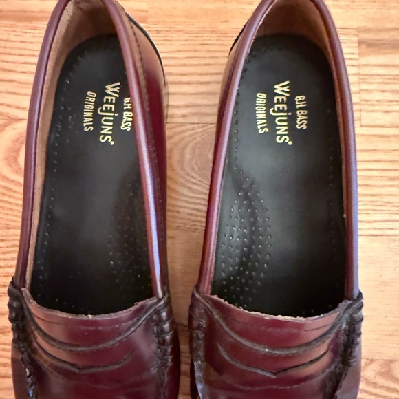 G.H. Bass Weejun Whitney 7.5 Women Cognac Loafers - Picture 2 of 5